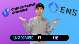 'Video thumbnail for Unstoppable Domains vs. ENS (WTF is the Difference?)'