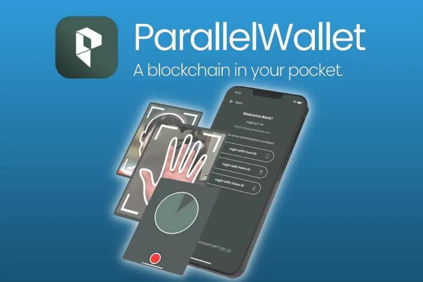 ParallelWallet is a Web3 wallet mobile app secured by multi-biometric authentication. Users create a unique Bio-key (with a combination of their face, palm, and voice biometrics) for authentication and account recovery.