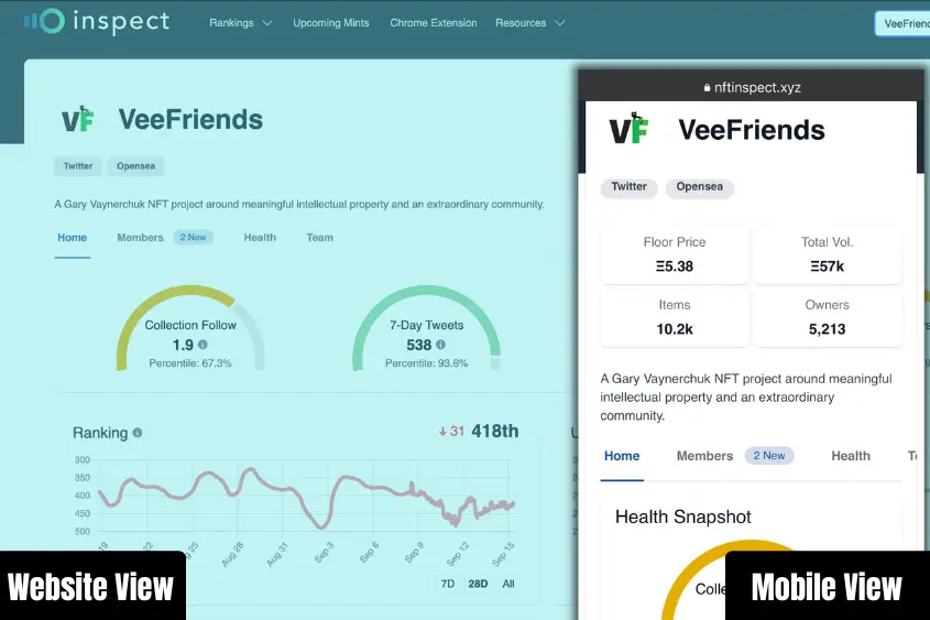 NFT Inspect is the best NFT social intelligence tracker