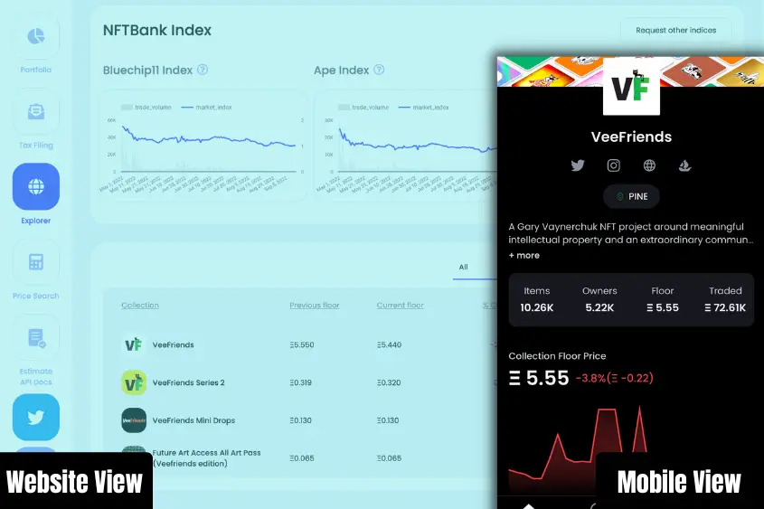 NFT Bank is the best NFT portfolio manager.