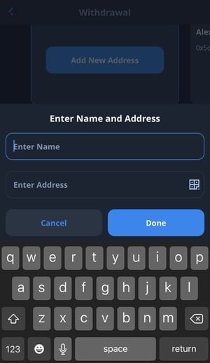 Buy an NFT. Step 3: Enter your name and wallet address.