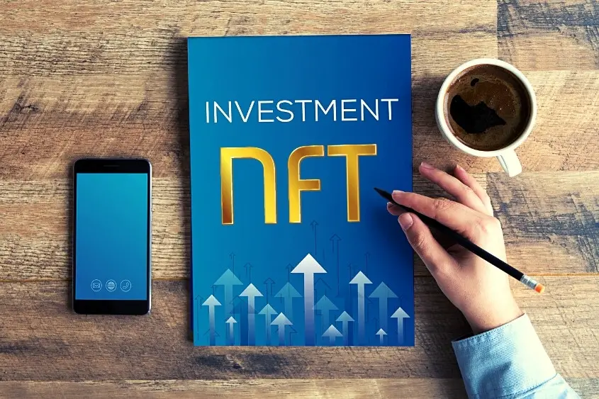 Investing in NFTs means to buy an NFT to receive value of financial gain.