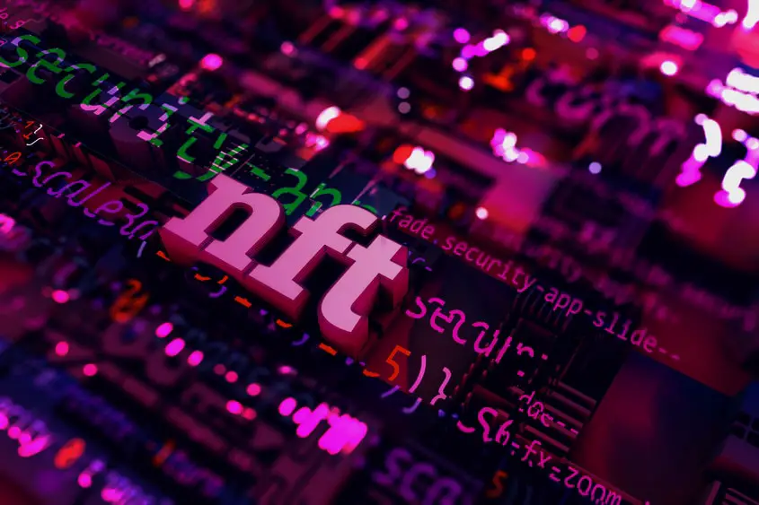 What's an NFT? The word NFT within a line of code