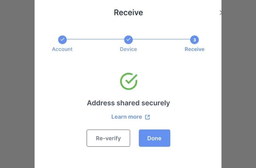 Sending NFTs to Ledger hardware wallet