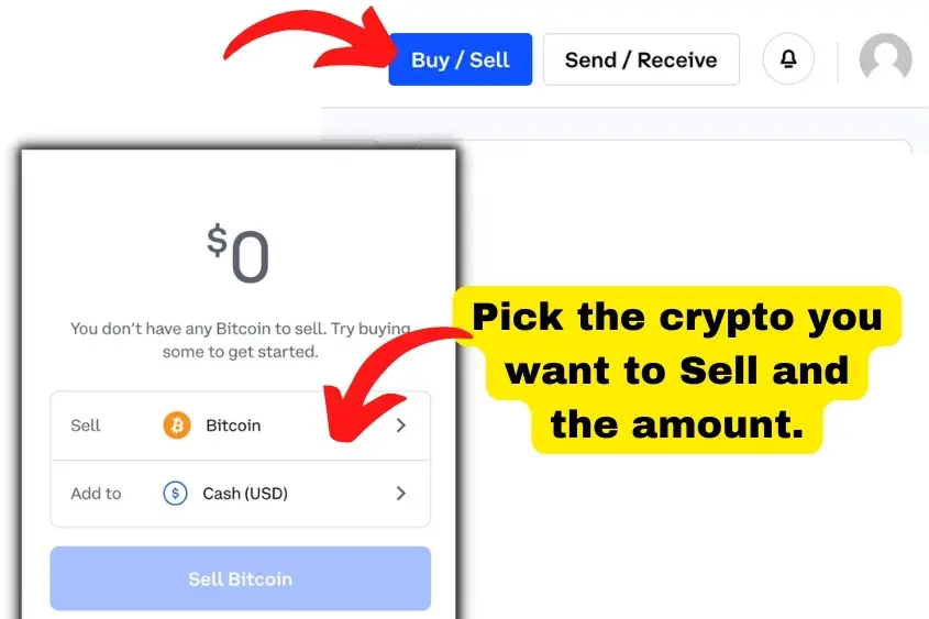Metamask to Coinbase transfer guide/