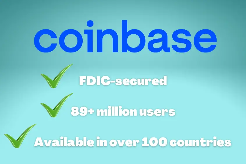 Coinbase is the most trusted crypto exchange worldwide.
