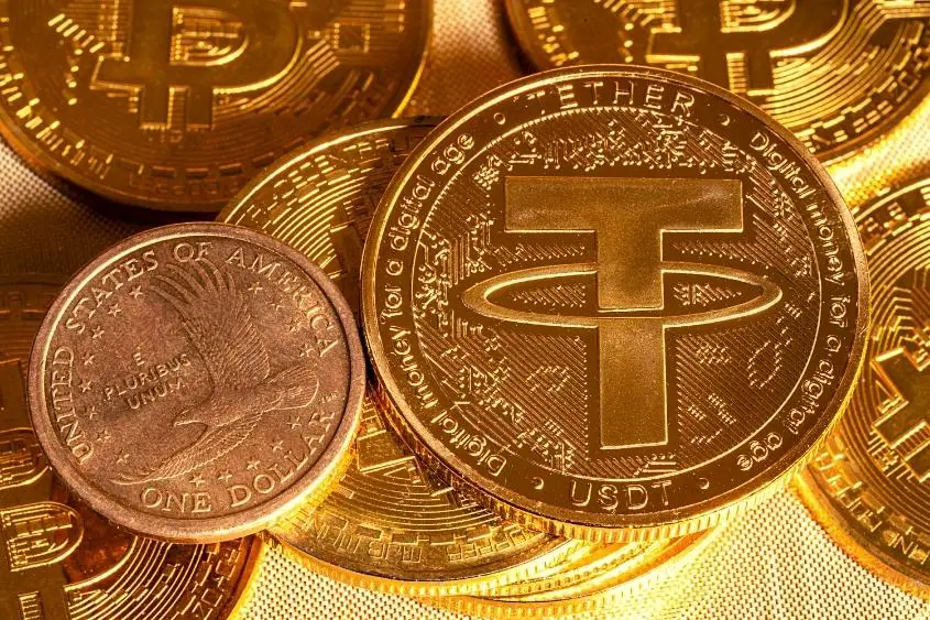 Tether (USDT) is pegged to USD 1, making it a reasonable investment choice.