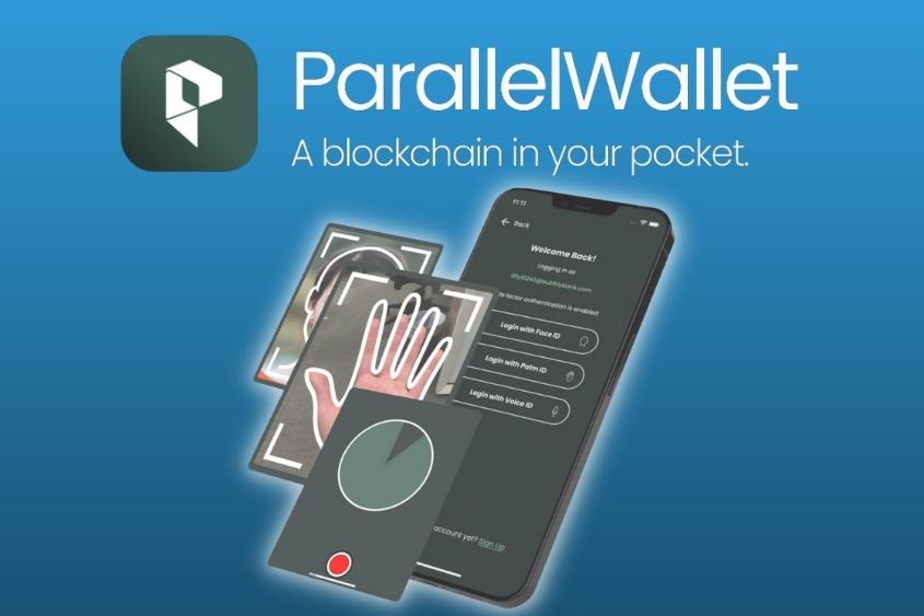 ParallelWallet is a Web3 wallet mobile app secured by multi-biometric authentication. Users create a unique Bio-key (with a combination of their face, palm, and voice biometrics) for authentication and account recovery.