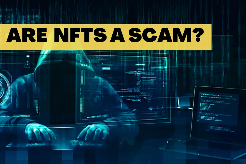 NFTs are not a scam, but scams in the industry do exist. Common scams include phishing links, rug pulls, and counterfeit digital assets.