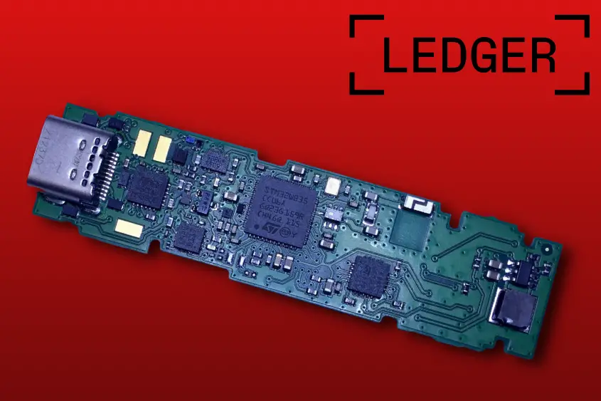 You can open your Ledger device to verify no additional chip has been added.
