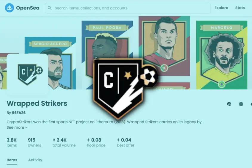 Crypto Strikers is the first project to introduce digital sports cards for global superstars. 