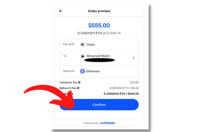 Easily buy ETH via Metmask by using Coinbase Pay.