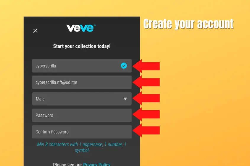 To buy a Disney NFT, you have to create an account on Veve.