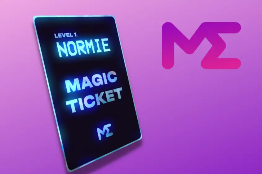 Magic Eden's ticket that users received as an NFT airdrop