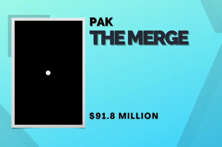 Pak, The Merge is the most expensive collection NFT sale ever recorded.