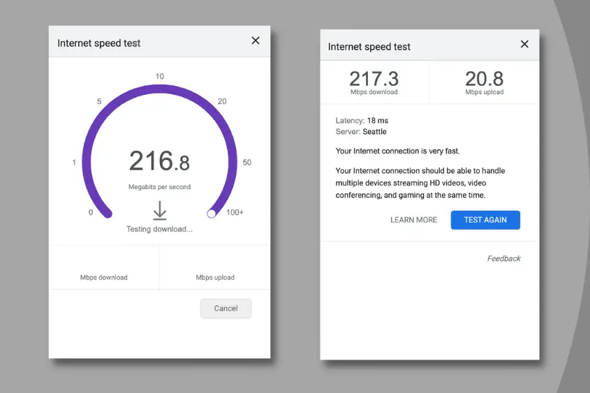 Before a Veve drop, test your internet speed to make sure it's optimal.