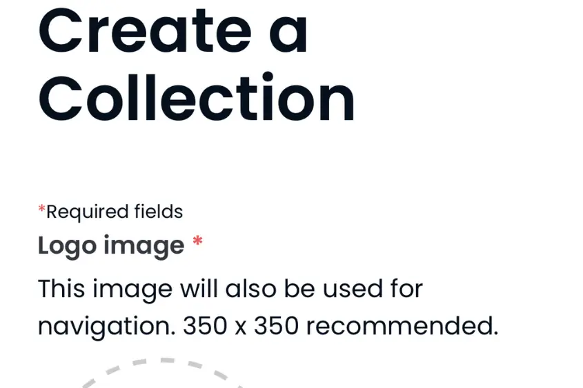Create a collection page