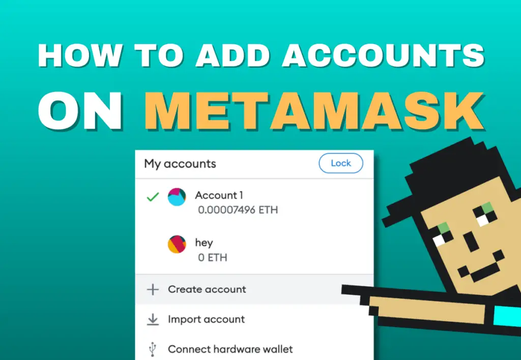 creating different accounts on metamask