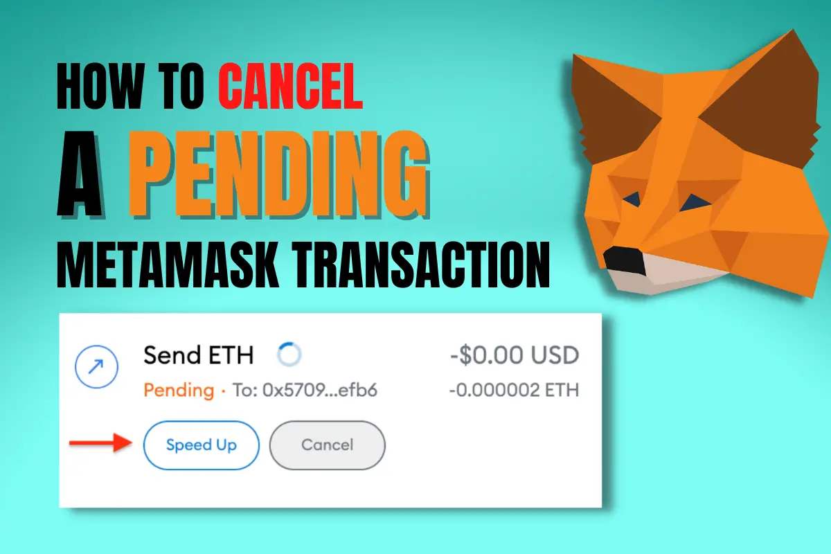 A guide to cancel pending Metamask transactions.