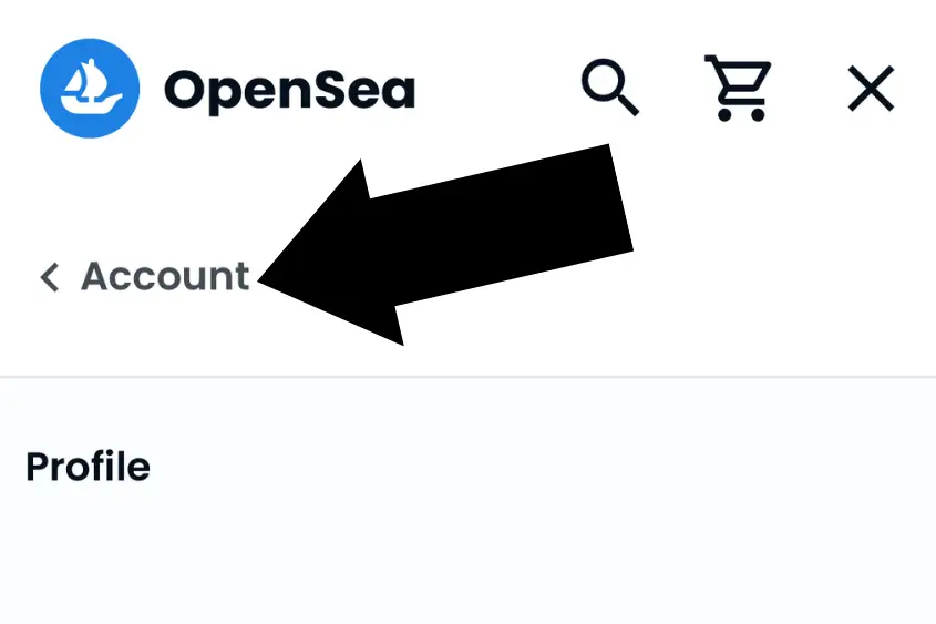 Account on Opensea