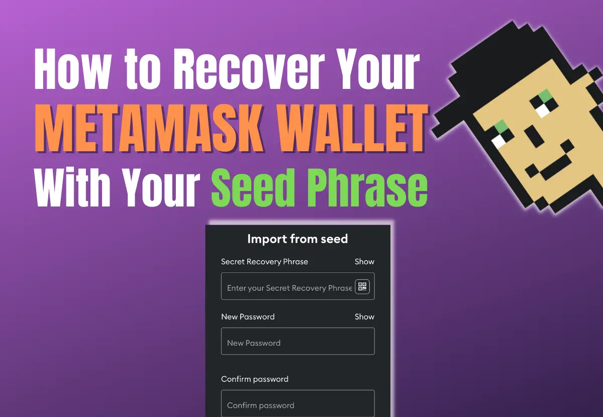 A guide used to recover your MetaMask wallet using your seed phrase.