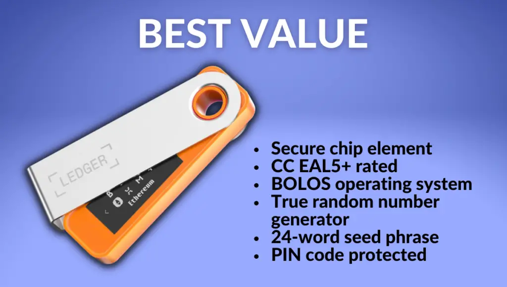 Ledger Nano S Plus security features.