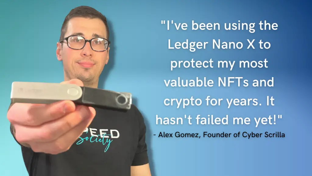 Ledger Nano X testimony.