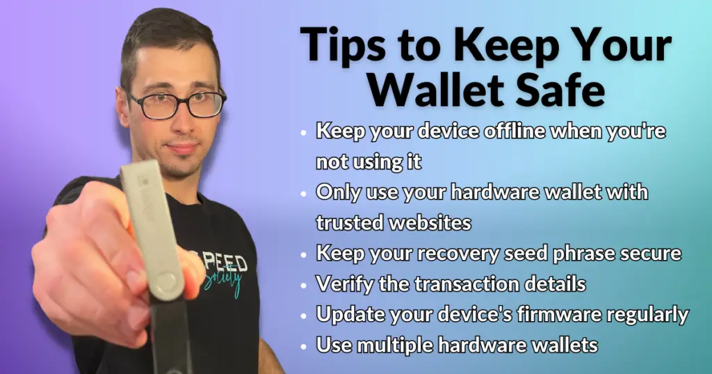 Tips to keep your hardware wallet safe on Opensea.