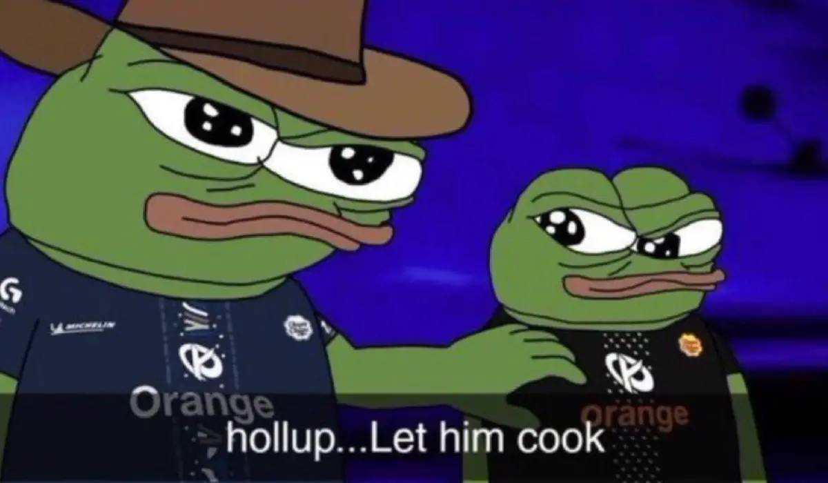 Pepe coin meme