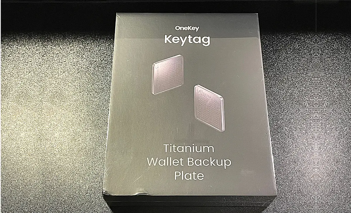Onekey Keytag titanium backup plate